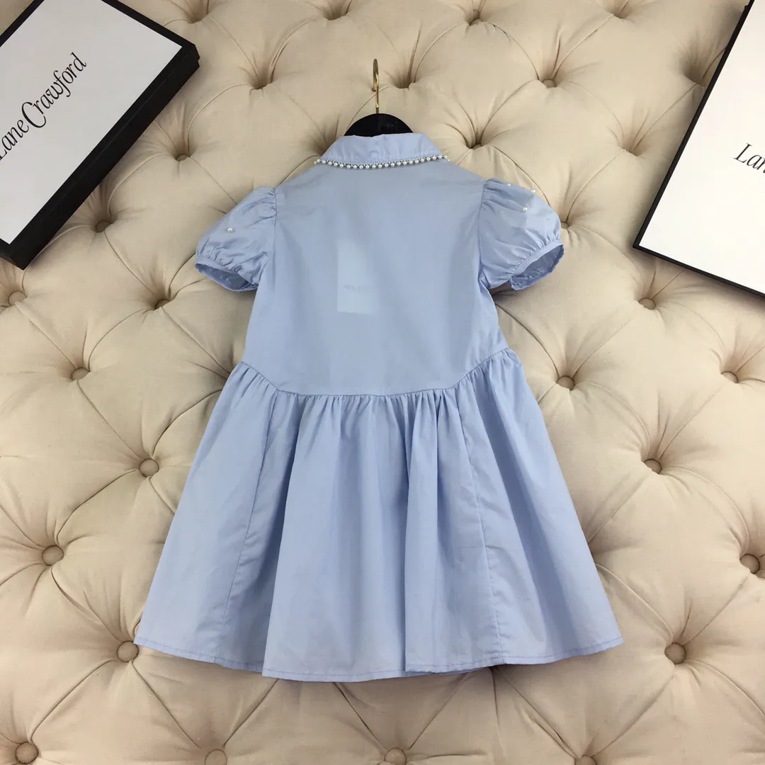 navy blue dress for baby girl Safuny Women's Trendy Midi A Line Dress Solid Color Short Sleeve Stand Collar Dress Single-Breasted Ruffle Hem Bowknot Retro Relaxed Clothing Fashion main image 1