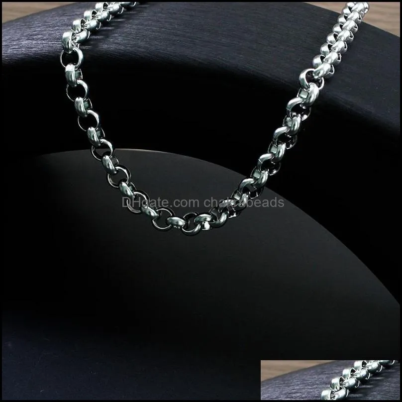 chains o chain necklace men stainless steel long for women fashion hip hop jewelry unisex accessoires giftchains
