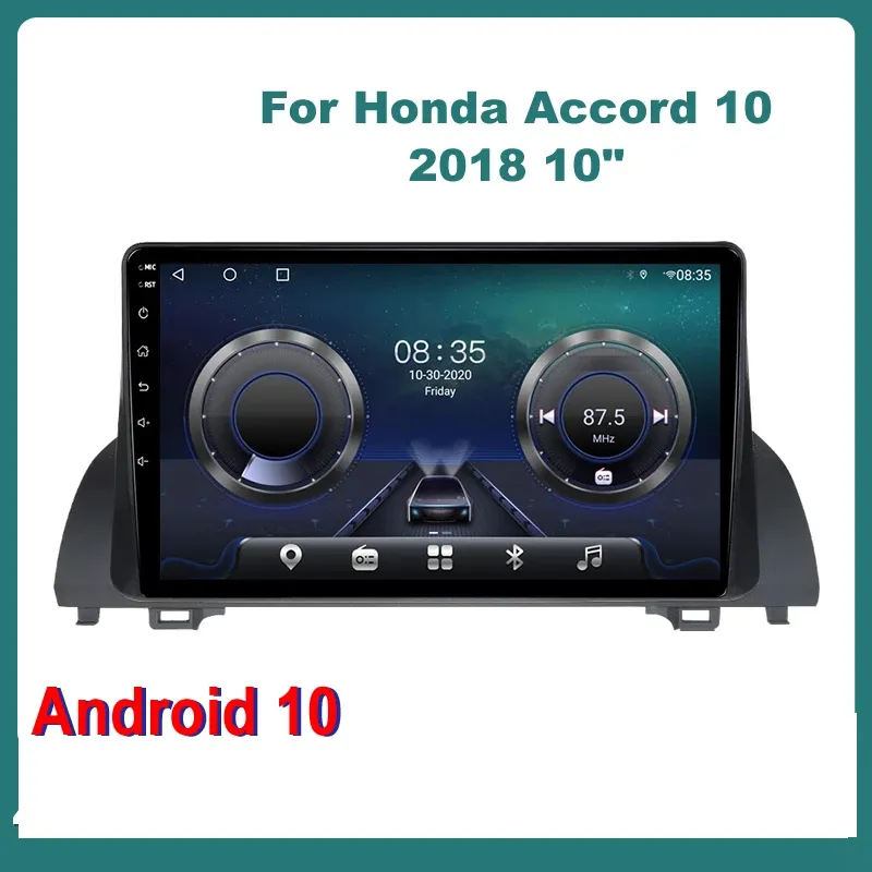 10.1 cala Android Car Video Nawigacja GPS dla Honda Accord-2018 Obsługa stereo audio radio Bluetooth