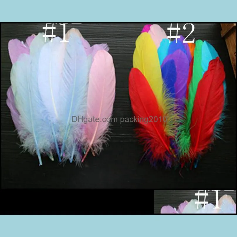 15-20 cm diy feathers dream catcher feathers decorative feathers craft feather mixed colors wedding party decoration