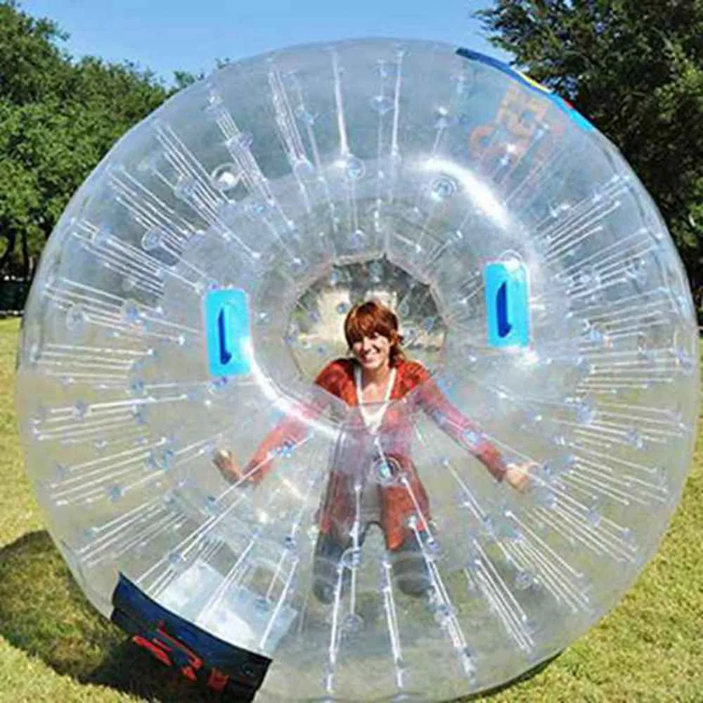 Menselijke grootte hamster bal ons opblaasbare zorb ballen uitsmijter zorbing op gras of sneeuwfield 1.9m 2,5 m 3m