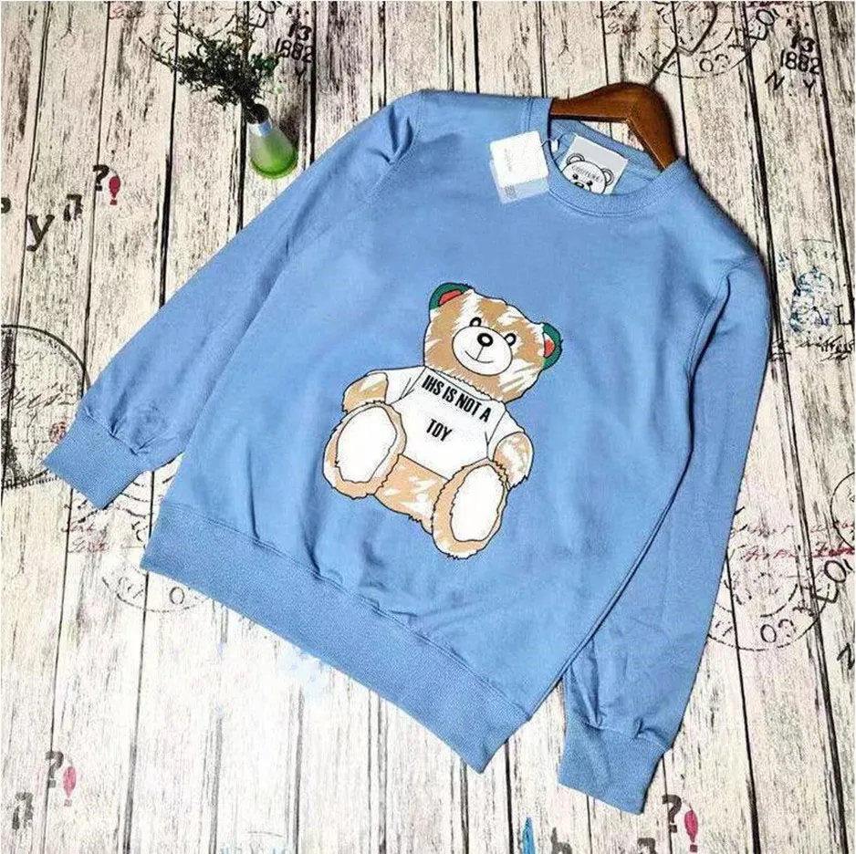 Felpe con cappuccio moda uomo Felpa con cappuccio orsacchiotto design donna Pullover casual Manica lunga Abiti innamorati di alta qualità Streetwear