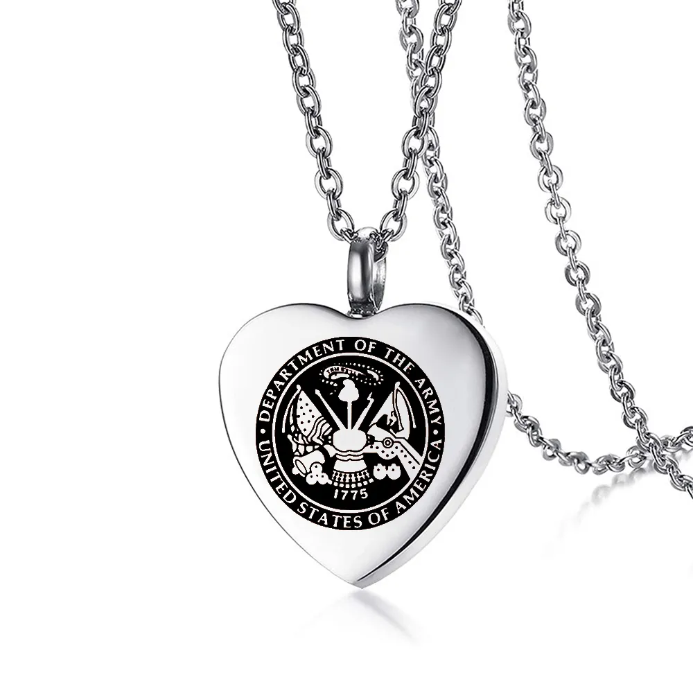 Stainless Steel Heart With Patterns Urn Keepsake Heart Locket Necklace
