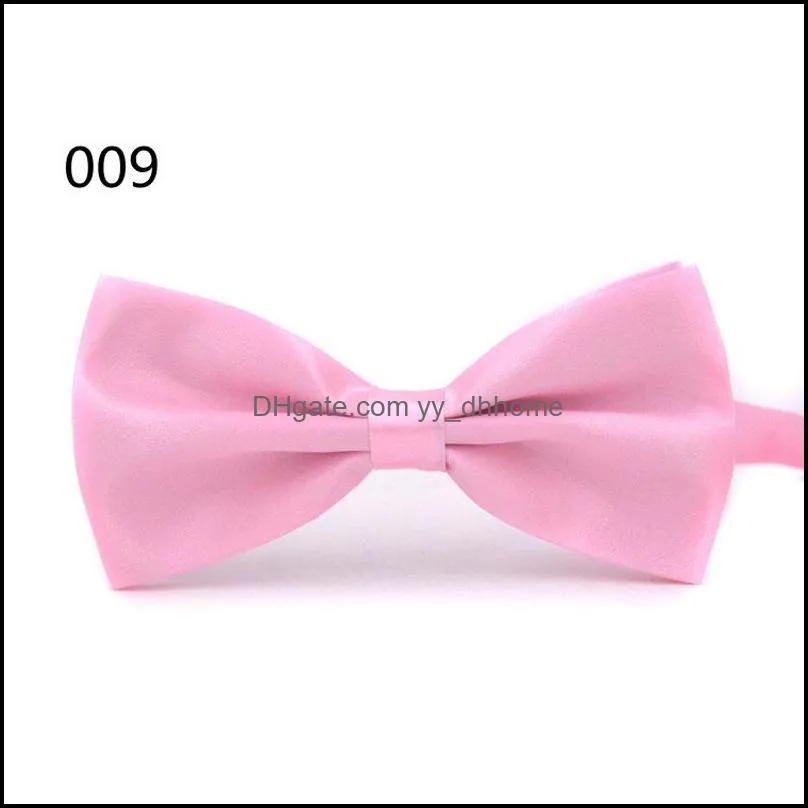 12*5.5cm solid color adjustable bow ties wedding party club shirts decor fashion accessories for men women adult