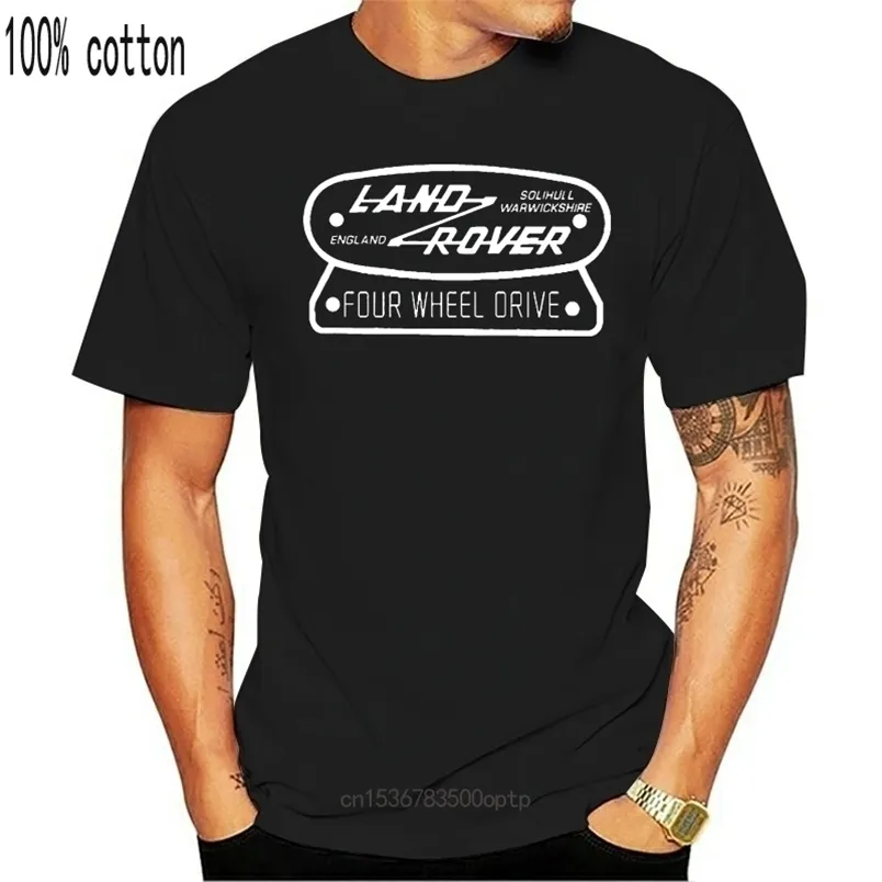 Land Harajuku t Shirt for Men R Four Wheel Drive T Shirt اثنين من الألوان S M L XL XXL FWD PL 220521
