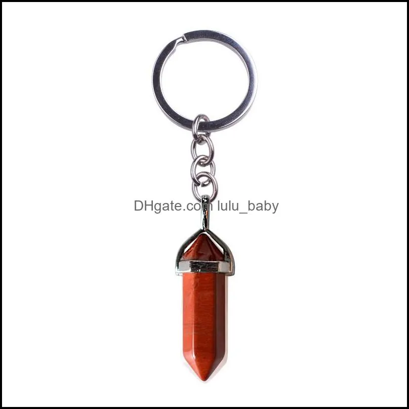 charms natural stone key rings keyring fashion keyholder boho jewelry car keychain for women lulubaby