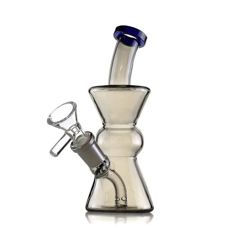 Wholesale Grey Bent Hookah Dab Rig 6 Inches With Diffused Downstem