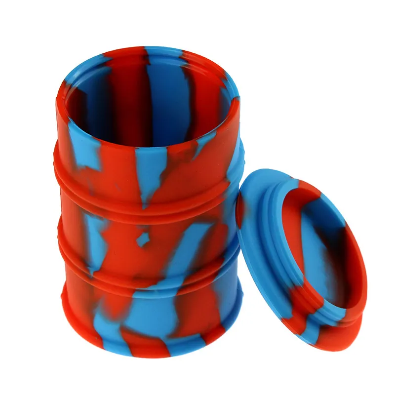silicone jar tobacco barrel for gasoline storage-Shaped Silicone Smoke