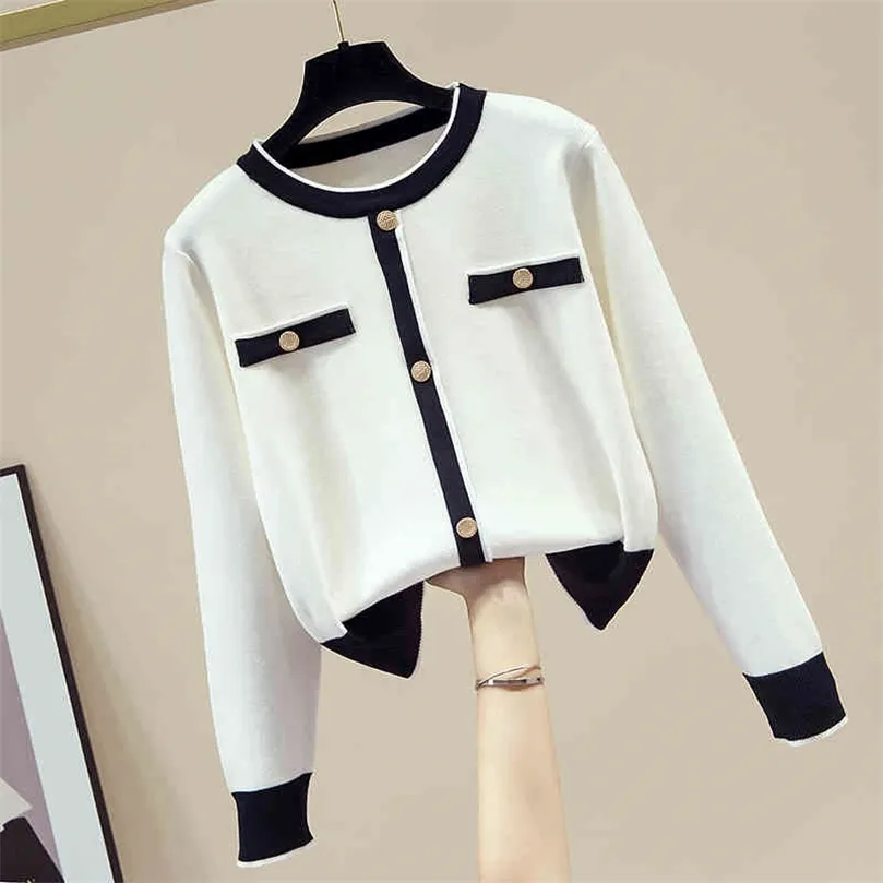 JXMYY Thick long-sleeved knit sweater for fall/winter all-match pullover sweater Korean super fire all-match inner top 210412