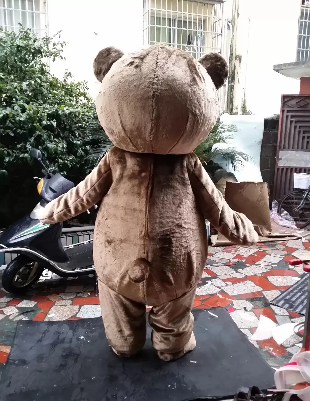Top Quality Halloween Teddy Bear Mascot Costume for Christmas Carnivals Fat Bear Anime Theme Character