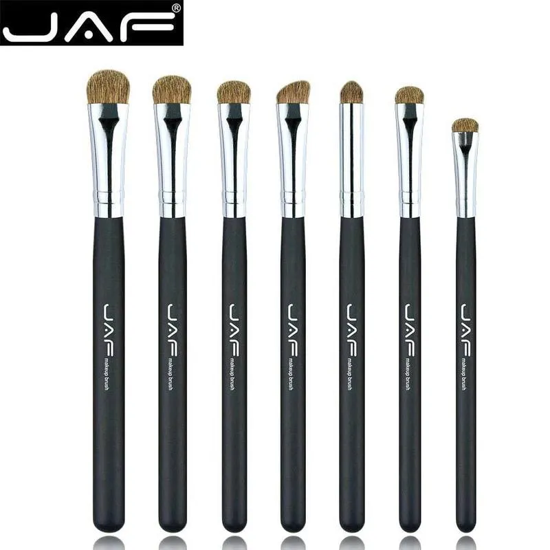 Jaf 7 PCS œil de maquillage kit d'outils de maquillage des brosses de maquillage des ensembles de maquillage professionnel pour le mélange d'ombre je07py 220722