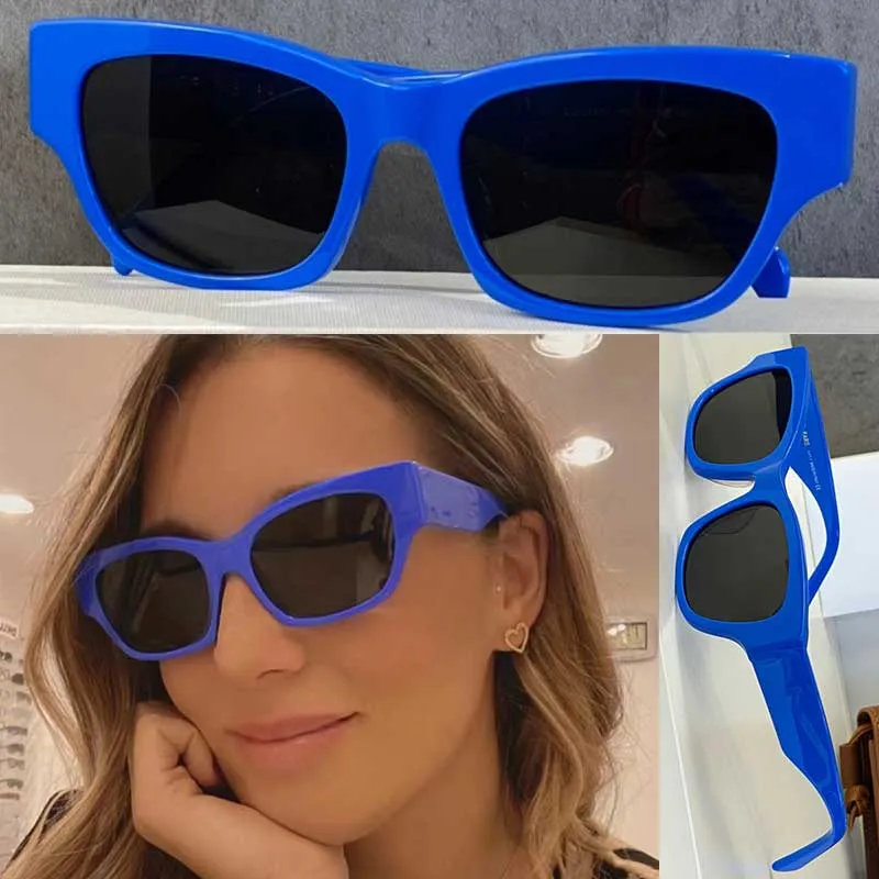 Ladies Designer Sunglasses CL40197U Women Acetate Blue Frame Womens Top High Quality Glasses 40197 SIZE 54-18 -145 with Original Box