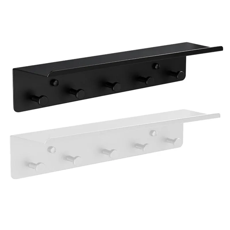 Ganci Rails Gancio chiave Organizer Appendiabiti Appendiabiti con supporto per ripiano per soggiorno PorchHooks