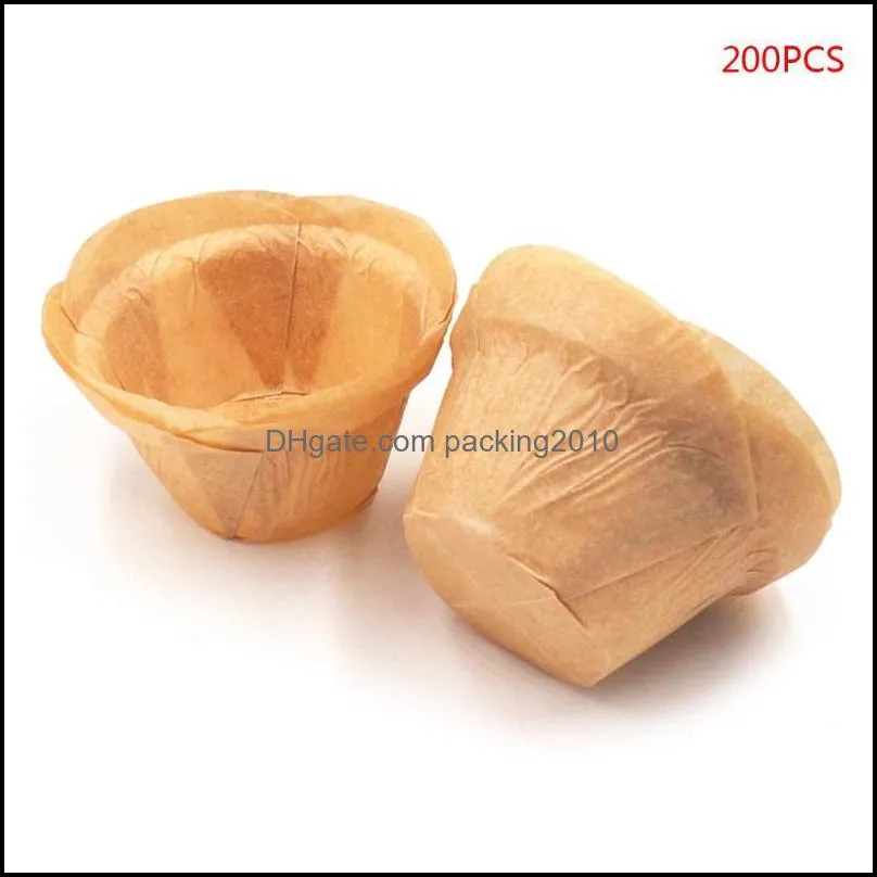 baking & pastry tools 200pcs muffin cupcake liner paper cup cake wrapper tool for wedding party