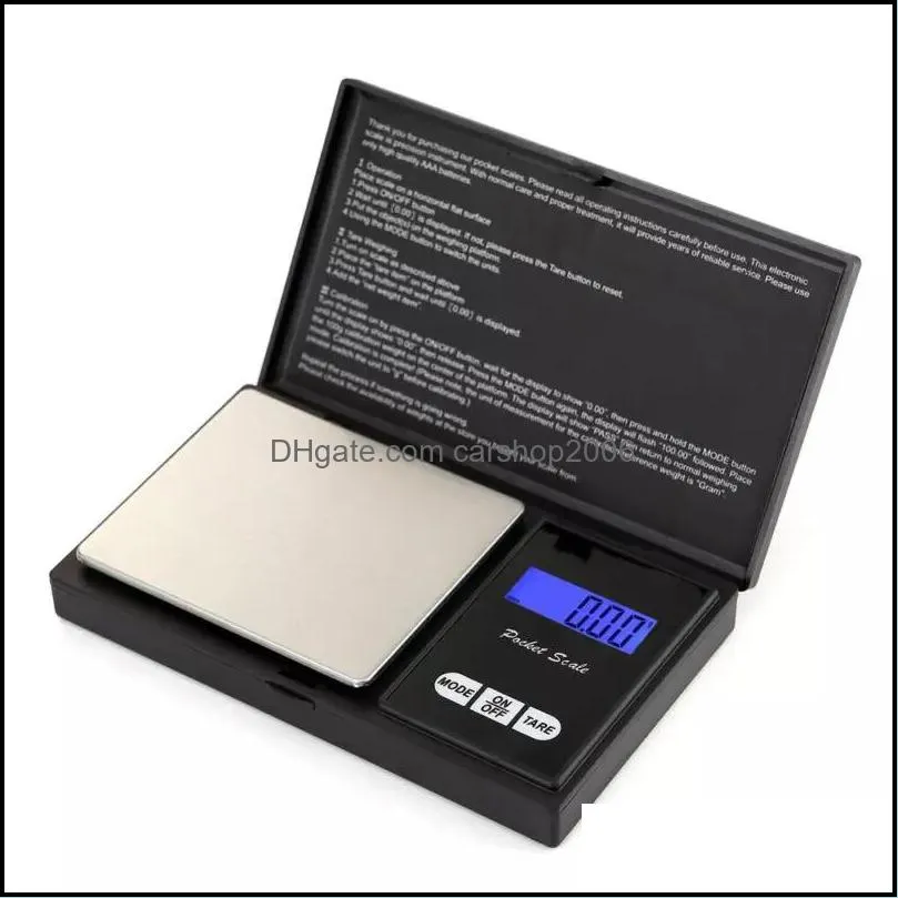 Bilance Strumenti di analisi della misurazione Office School Business Industrial Ll Pocket Scale 200G X 0.01G Electronic Lcd Dhw97