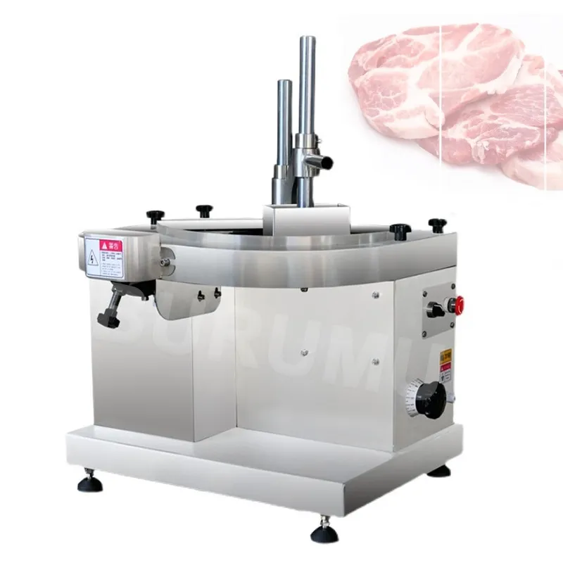 절단 양고기 롤 쇠고기 감자 당근 슬라이스 형성 기계 스틸 전기 신선한 고기 슬라이서
