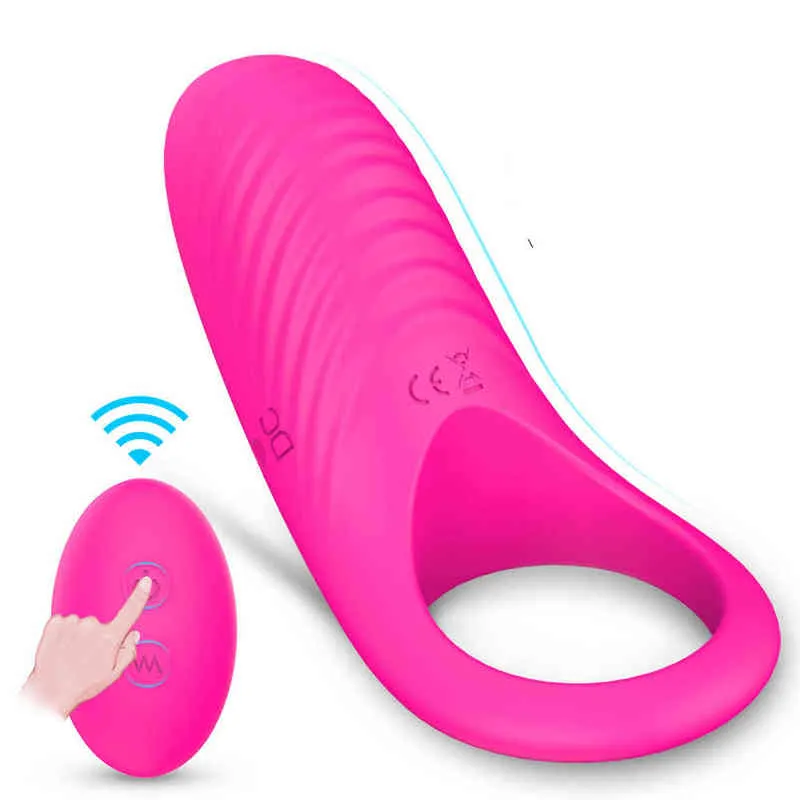 NXY Cockrings Controle remoto Penis Ring Upgrade Cock Clitoris Estimulação Vibrador Atraso ejaculação Ejaculação Erótica Toy Sexo para homens Casal 220505
