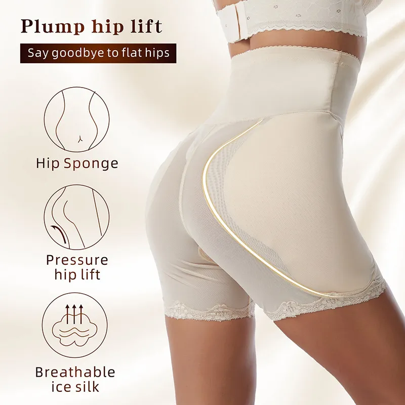 Hip Pads Shapewear Panties Butt Lifter Shaper Panties Slimming Sheath Women  Flat Belly Sexy Fake Ass Hip Enhancer Body Shaper