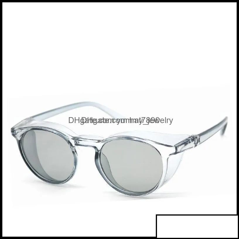 Fashion Aessories Sunglasses Light-Sensitive Color-Changing Round Frame Anti-Blue Glasses Windproof Anti-Fog Goggles Drop Delivery 2021