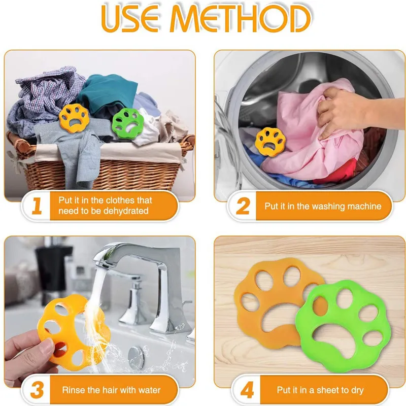 laundry products Hair Remover For Washer Lint Catchers Dog Hair Catcher Washing machinery Accessories Reusable Washable