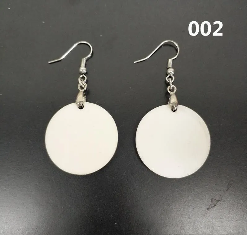 Boucle d'oreille artisanale en bois, cadeau personnalisé, goutte d'oreille vierge par Sublimation avec crochet pour bricolage, impression par transfert de chaleur