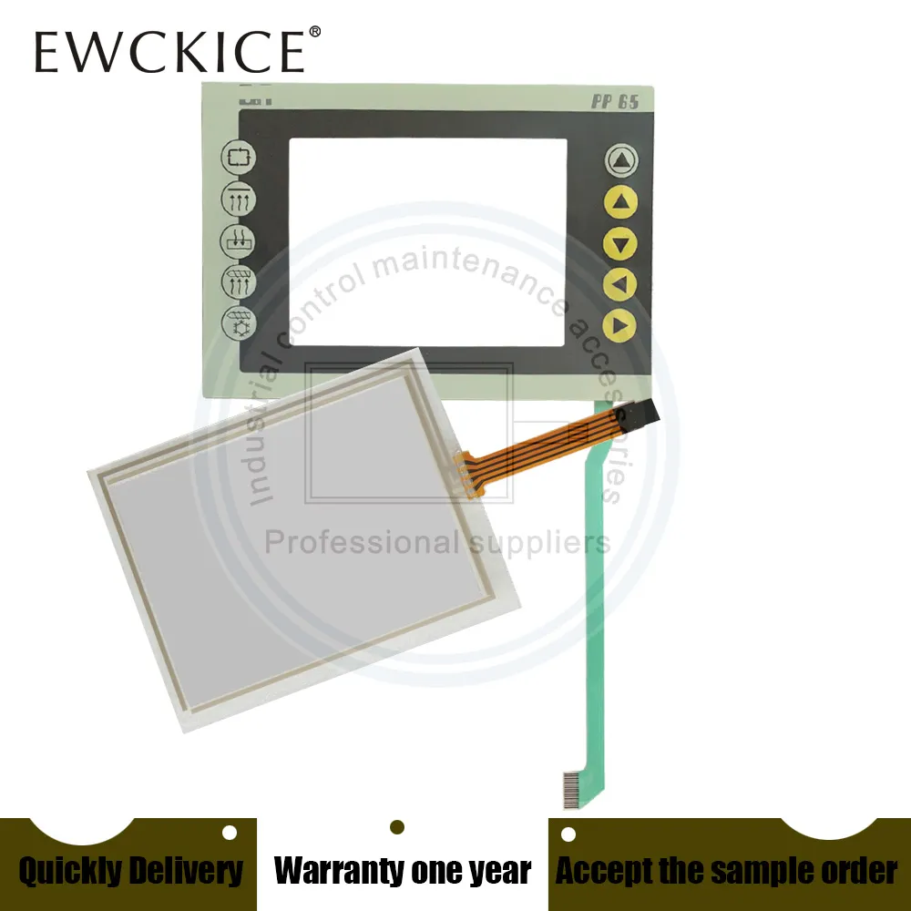 PP65 4PP065.0571-X74F Parti di ricambio 4PP065.0571 X74F HMI PLC Touch panel industriale Touch screen E tastiera a membrana