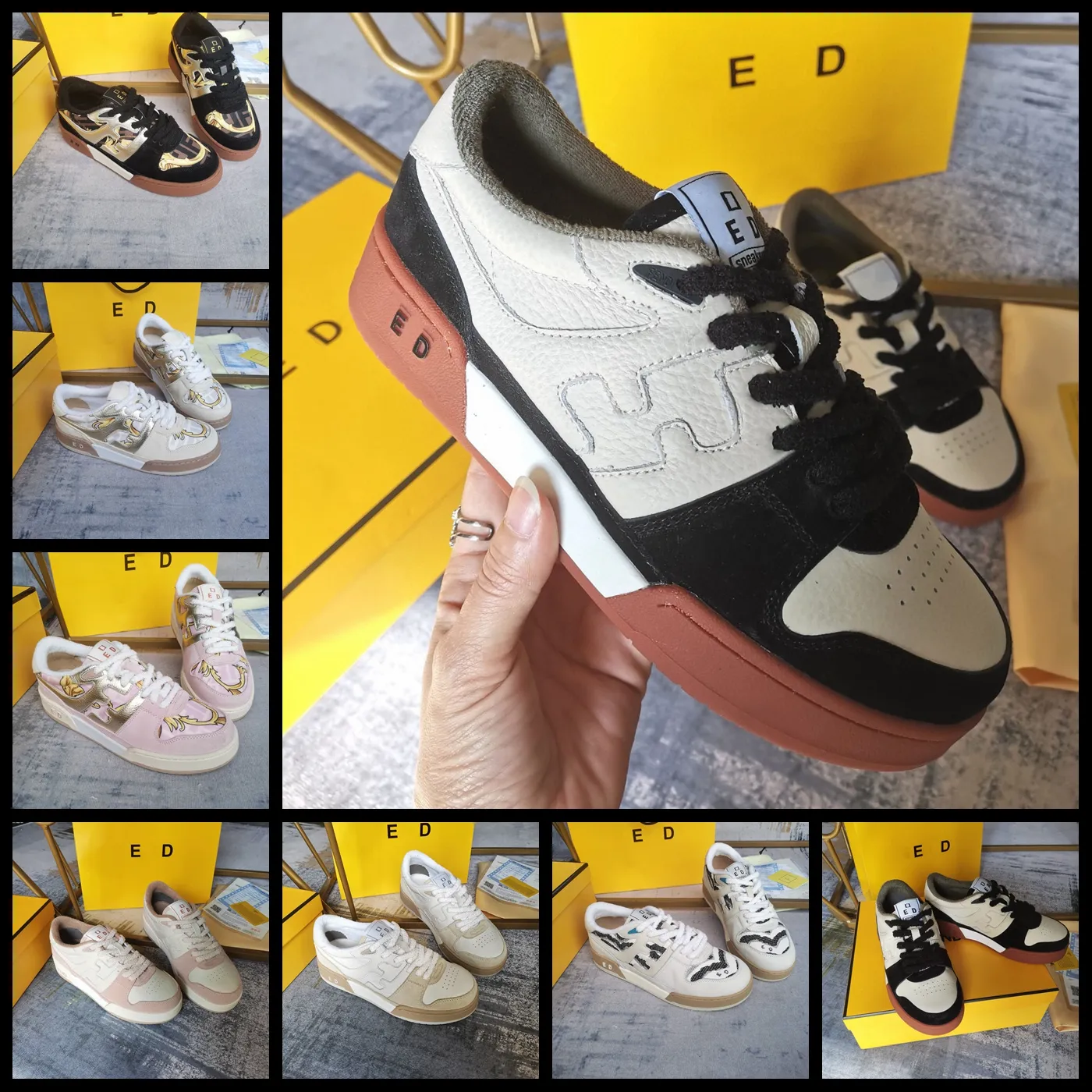 Italië luxe sneaker -ontwerper Casual schoenen Brand Trainer Woman Running Shoe Man Aces S166 02