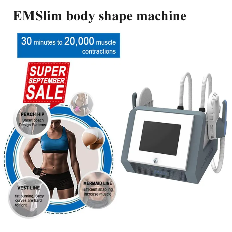 Nouveau bâtiment musculaire électromagnétique HIEMT EMslim amincissant la perte de graisse EMS corps Machine approbation CE 2 ans de garantie