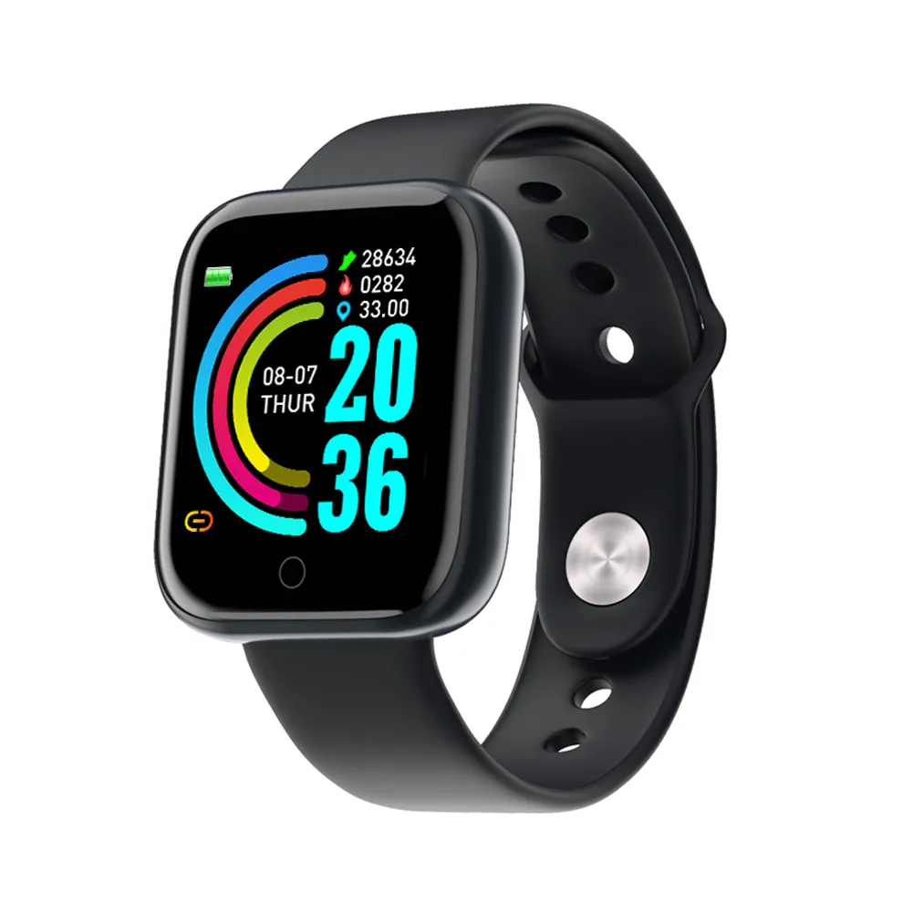 Y68 Smart Fitness Tracker With Color Screen Pedometer And Sport