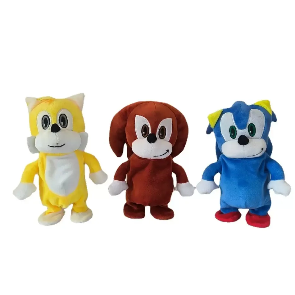 Kids Toys Plush Dolls travesseiros de desenhos animados protagonista Electric anding and Singing Plush Toy Love Animal Holiday Creative Gift Wholesale