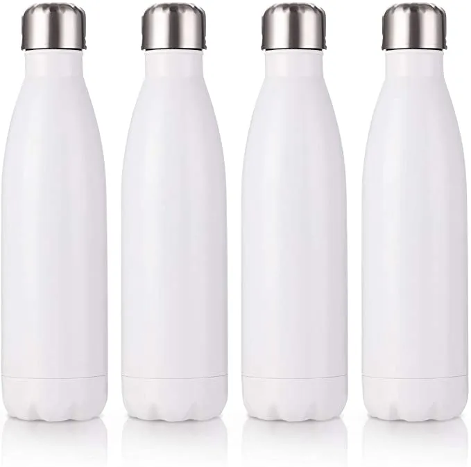 DIY Blank Sublimation 17oz Cola Bottle Vacuum Flask Sports Water Bottle Stainless Steel Double Wall Thermos with Lid