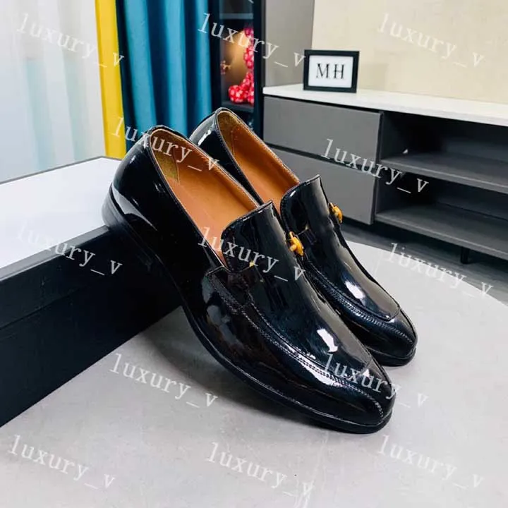 Designer Dress Shoes Men Leather Shoes Luxury Buckle Loafers Color Black Brown Blue Comfortable Men Brend Casual Sneakers size 39 44 with box