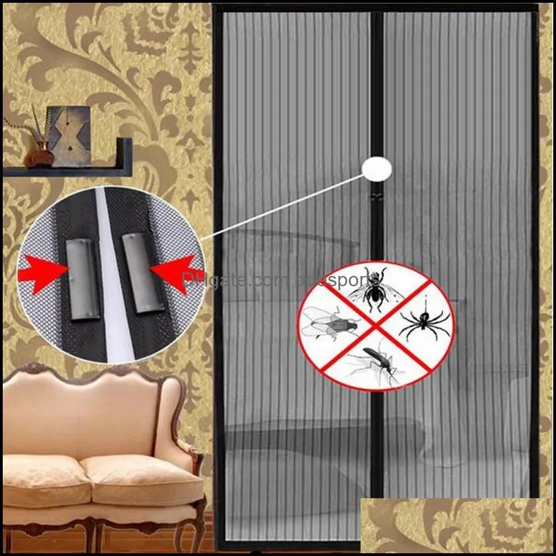 Hands-free Magnetic Mosquito Net door nets Anti fly insect mosquitos Summer Window screen Kitchen Anti-Mosquito Mesh Curtains