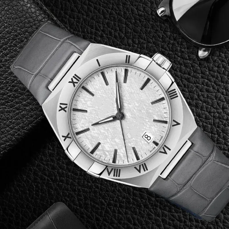 Omegawatch Omega Watches Datejust Luxury Men 41 мм автоматическое механическое движение омегас Смотрит Смотри о сапфировой спортивной серии модных созвездий.