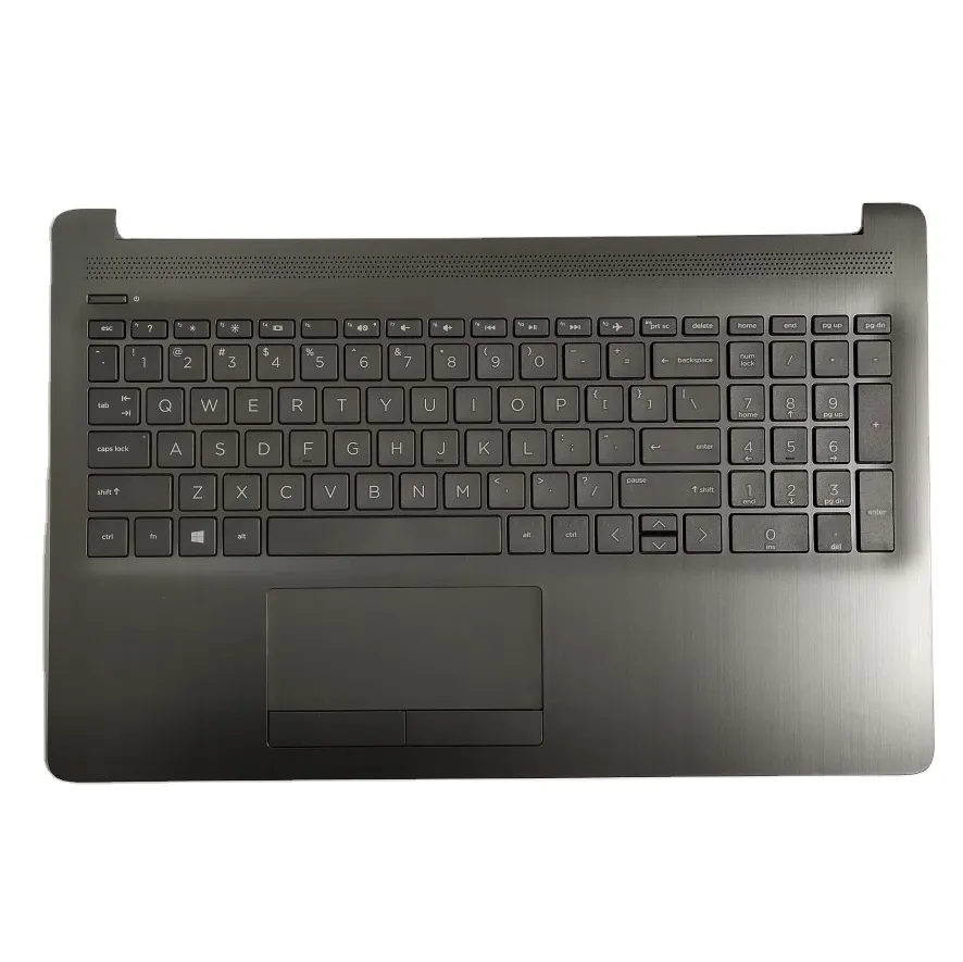 New Laptop Housings For HP 15-DA 15-DB 250 255 G7 Palmrest Upper Case Cover&US Keyboard &Touchpad L20386-001