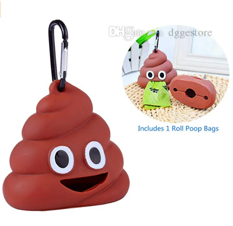 Dog Poop Saco Dispensador Bonito Design Cães Poopes Sacos Suportes para Dog Pet Necessidades Necessidades Animais de Estimação Fontes Atacado K08