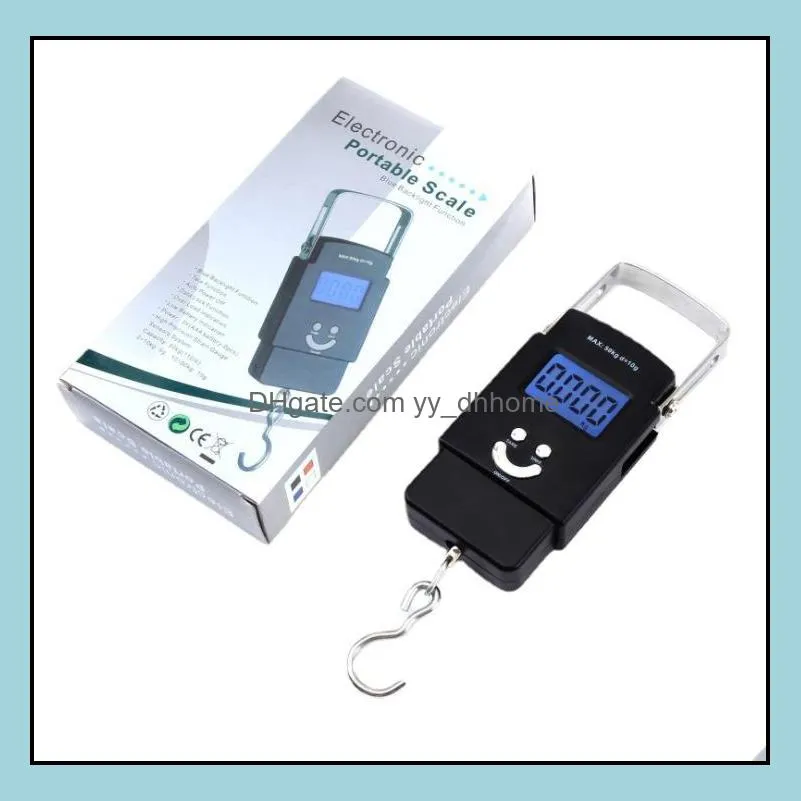 high-precision portable mini small electronic scale luggage express kong hook hanging said electronic-scale sn4292