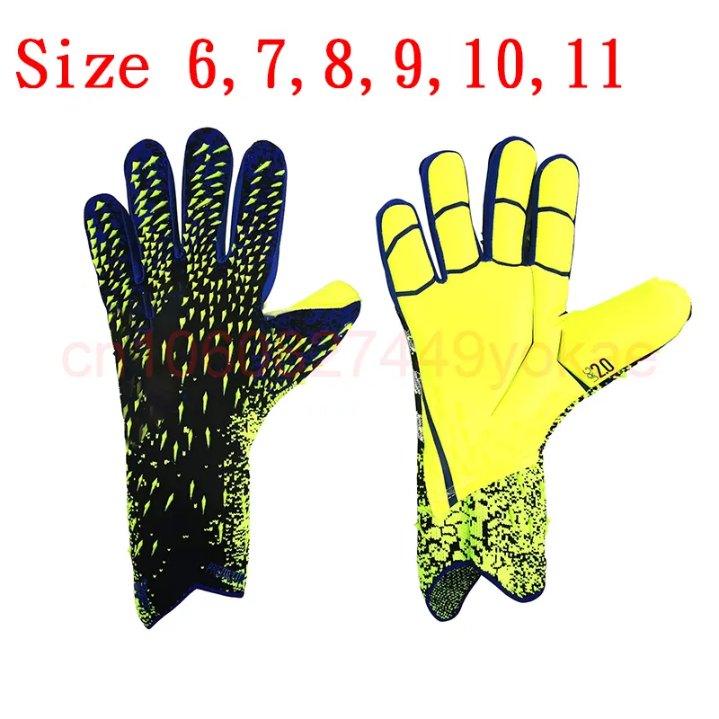 Children s Football Goalkeeper Gloves Professional Sports Equipment Adult Training Men s Wear resistant 220622