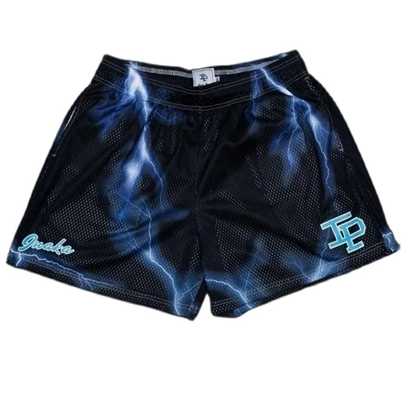 Homens Mulheres Classic Gym Basketball Mesh Mesh Inaka Power Short Fashion Design Men Shorts 220630