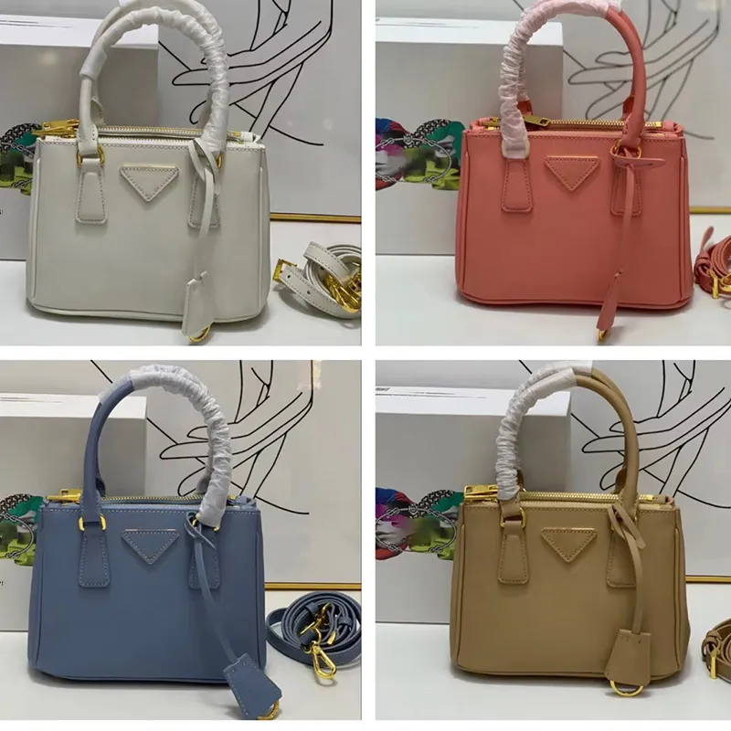 Bolsa Galleria Killer Designer Rosa Saffiano Couro Saffiano Bolsa Mini Um Ombro Diagonal Straddle Bag