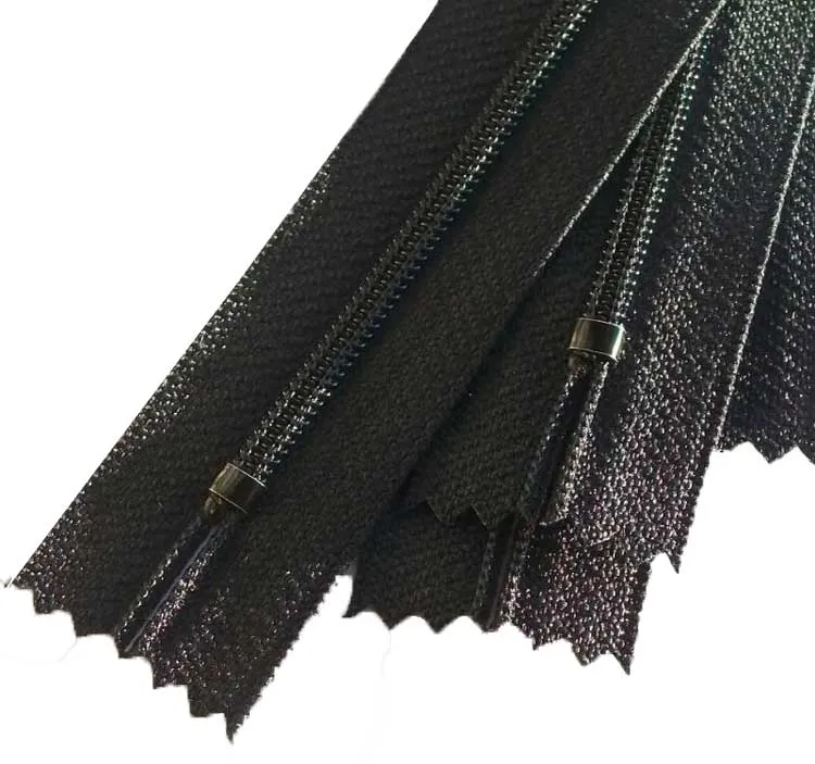 Zippers en nylon pour coussins et vêtements 100m