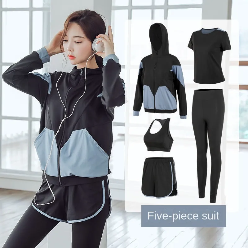 Designer tracksuits new yoga fitness sports suit women leggings long sleeve temperament hoodie gym morning running leisure fashion