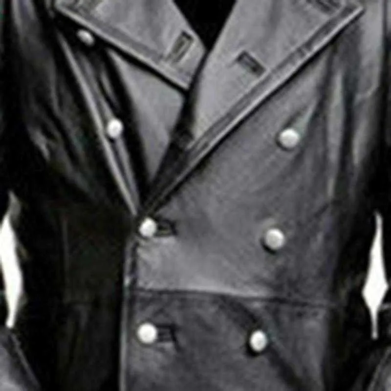 ジャケット・アウター Vintage genuine lether long coat archive Vintage Leather Jacket A.S.E. Leather Collection 100