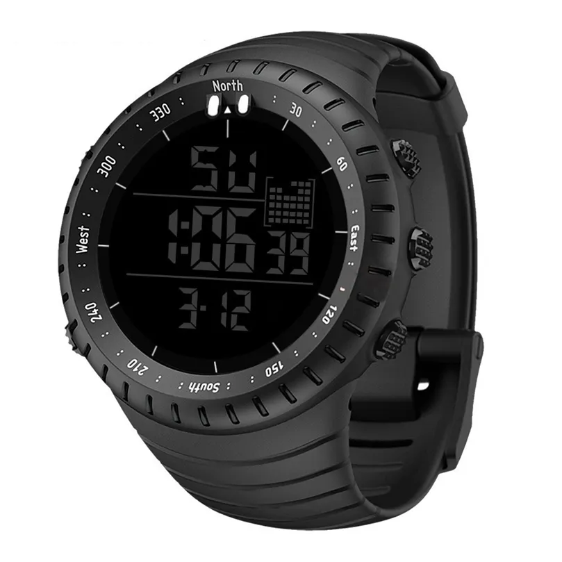 Outdoor Sport Digital Watch Männer Sportuhren für Männer, die Stoppwatch Military Led Electronic Clock Watches Männer 220622 laufen lassen
