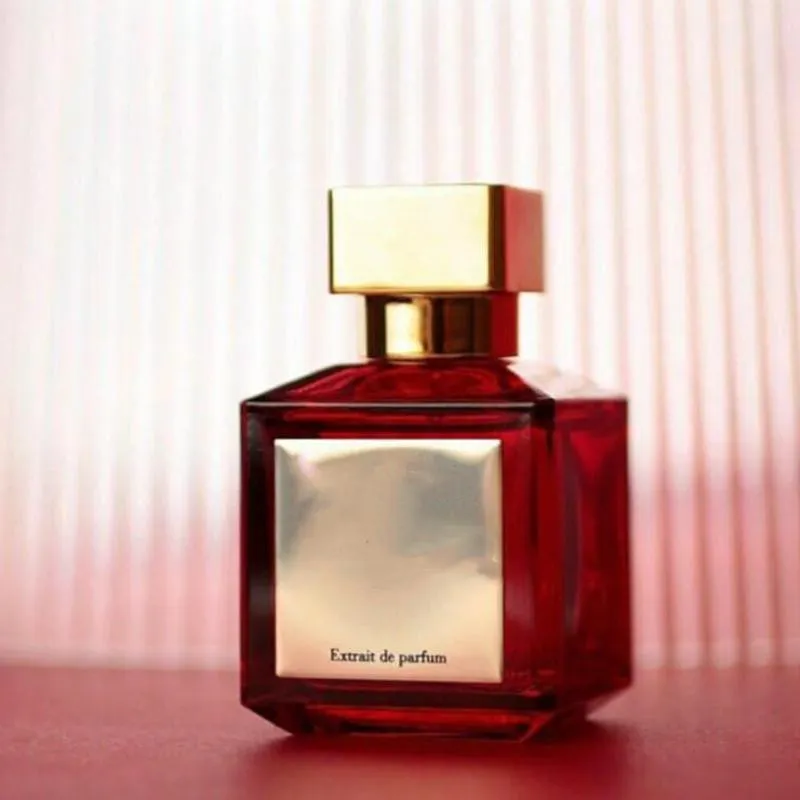 Parfum de parfum de la plus haute qualité pour femmes hommes rouge rouge 70ML EDP durable arôme aromatique parfum déodorant livraison rapide