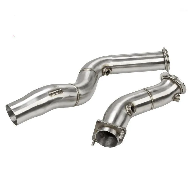 Pièces de variétés Racing Racing Sans Catles Down Pipe pour M3 M4 F82 F80