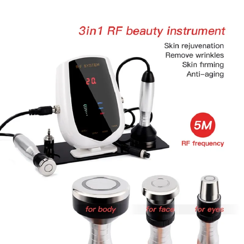 2022 New Product Multifunctional Radio Frequency Therapy Machine RF Skin Beauty Instrument For Face Eyes Body Slimming (LW-113)