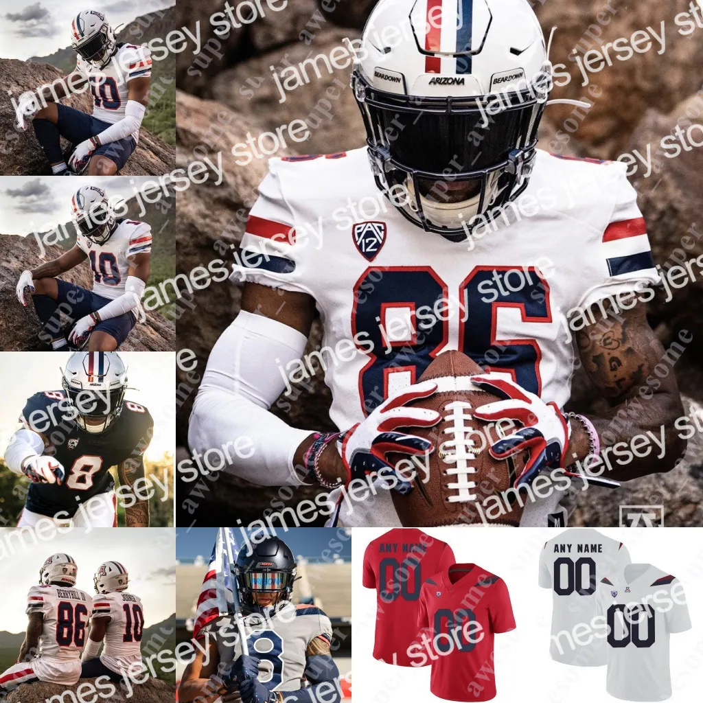 2022 Arizona Wildcats Fußballtrikot Grant Gunnell Will Plummer Stanley Berryhill III Gary Brightwell Jamarye Joiner Anthony Pandy Michael Wiley