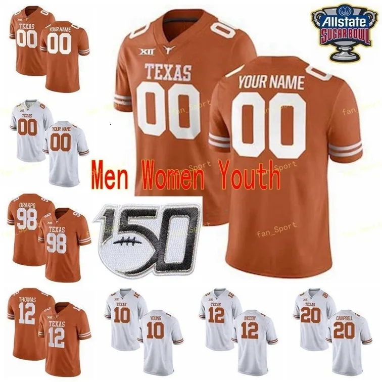 Nik1 NCAA College Jerseys Texas Longhorns 18 Tyrone Swoopes 19 Brandon Jones 19 Justin Tucker 2 Kenyatta Watson II Custom Football Stitched