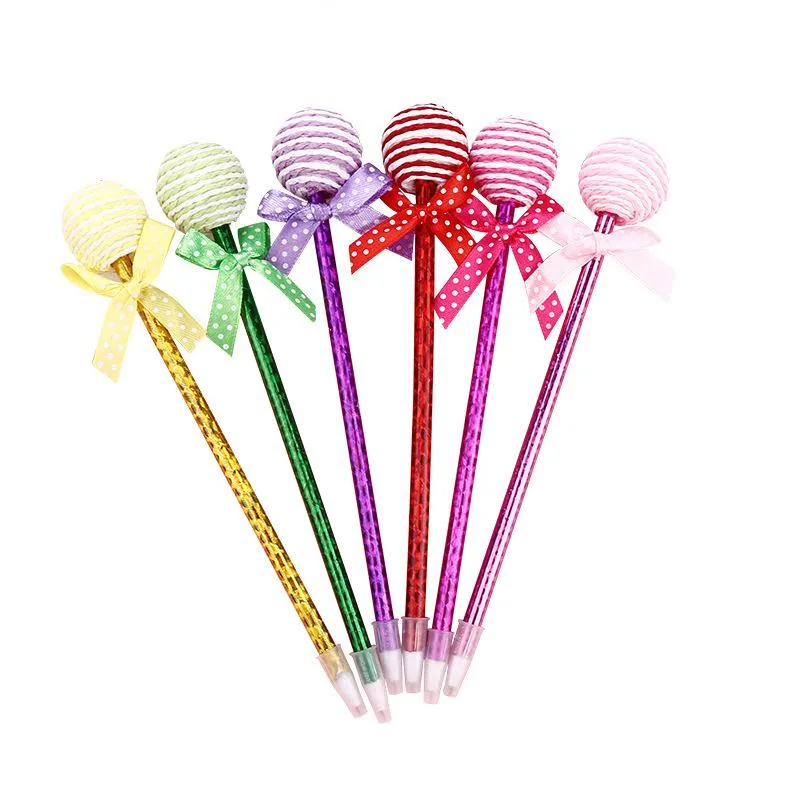The latest Lollipop Lovely Ballpoint Pen Creative Stationery Office Learning Pen Personality Smalls  Small Gifts For Friends